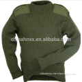 100% wool O neck winter warm military pullover